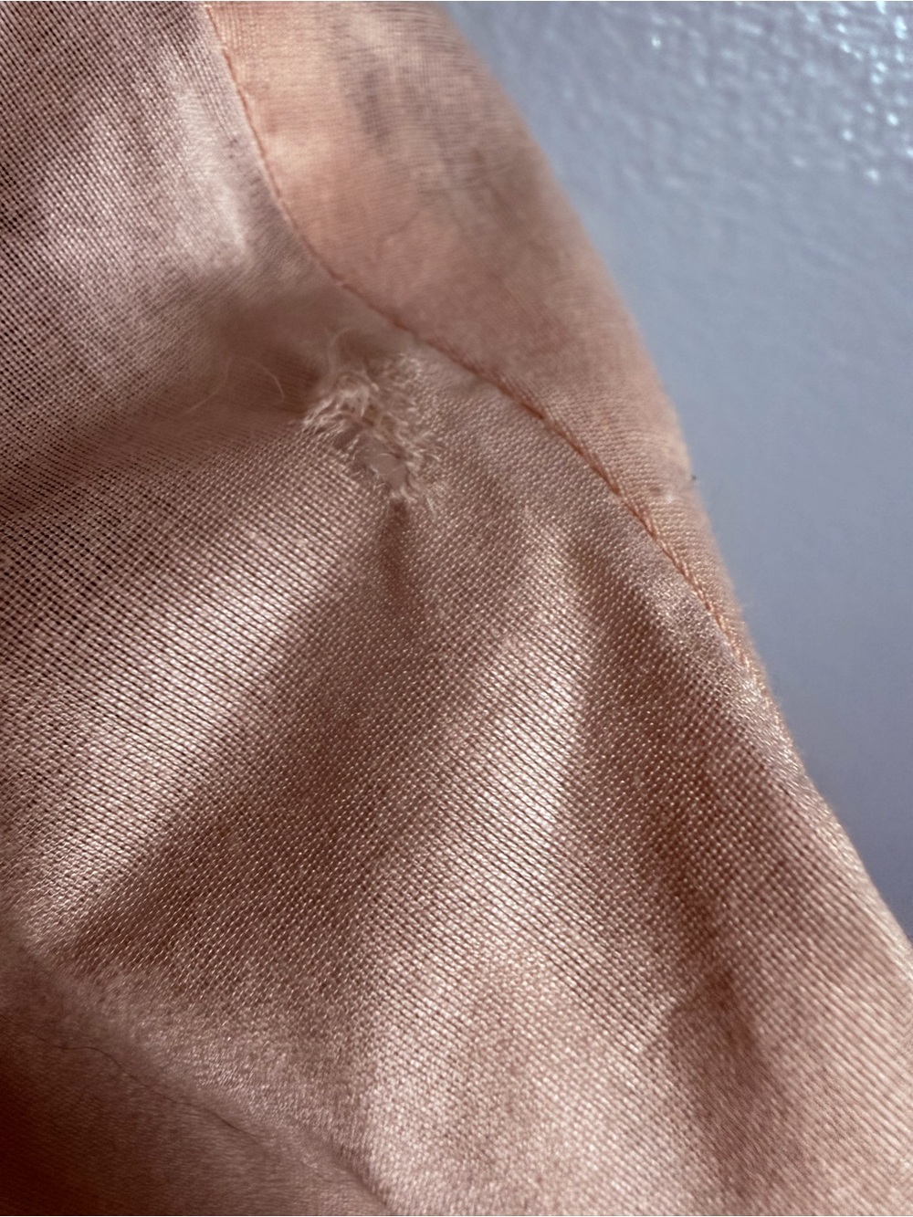 Vtg 60’s Soft Blush Cap-Sleeve Fit & Flare Mini Dress - Picture 8 of 11